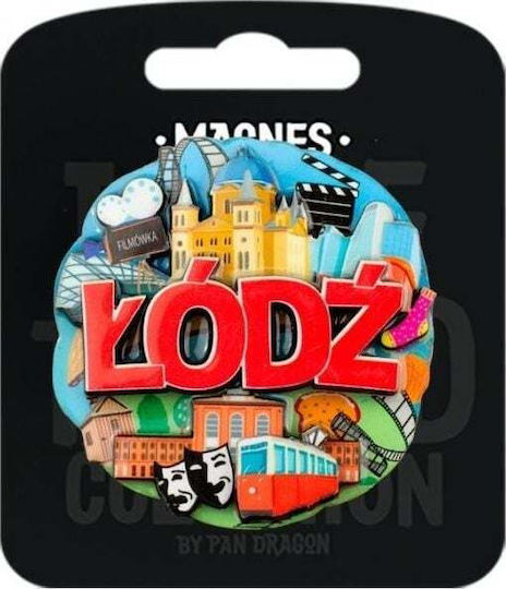 Pan Dragon I Love Poland Lodz Магнитни сетове 1pcs