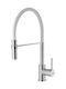 Invena Kameleon Kitchen Faucet Counter Flexible White