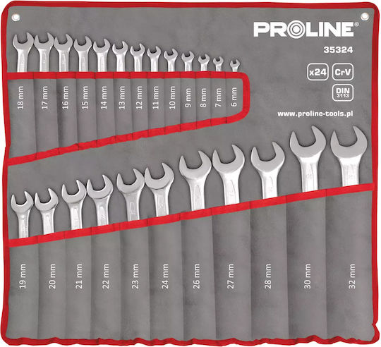 Proline Σετ Γερμανοπολύγωνα με Mέγεθος από 6mm έως 30mm 24τμχ