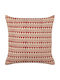 Beliani Sofa-Kissen aus 100% Baumwolle Rote 45x45cm