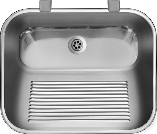 Deante ZYK_0100 Υποκαθήμενος Inox Μ45xΠ55cm Γκρι