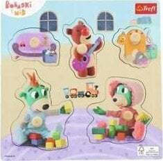 Wooden Kids Peg Puzzle Trefl