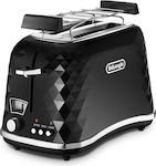 De'Longhi Toaster 2 Slots 900W Black