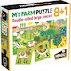 Puzzle pentru Copii Farm pentru 2+ ani+ Ani 64buc Headu