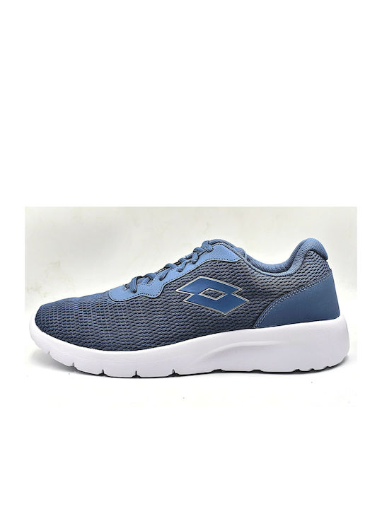 Lotto Men's Running Sport Shoes Blue Raffle / Silver / White