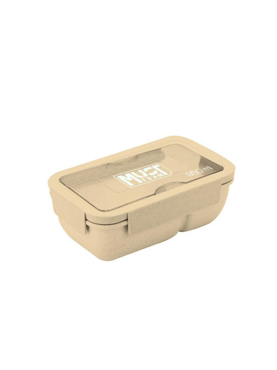 Must Plastic Lunch Box Yellow 950ml