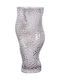 Beliani Διακοσμητικό Βάζο Glas Gray 1Stück