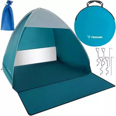 Trizand Strandzelt Blau 150x110x200cm