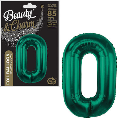 Balloon Foil Number Green