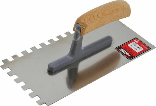 AWTools Μυστρί Μεταλλικό Οδοντωτό 270mm με Ξύλινη Λαβή AW30181