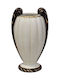 Sinialo Decorative Vase Ecru 21x16x33cm
