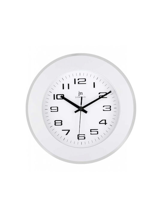 Justaminute Wall Clock Plastic White