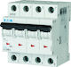 Eaton Αυτόματη Ασφάλεια 40A Τετραπολική AC 166502