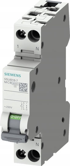 Siemens Siguranță automată 4A Bipolară AC 5SL6004-7