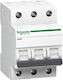 Schneider Electric Automatic Circuit Breaker 25A Triple-pole AC A9K01325