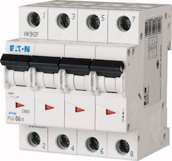 Eaton Automatic Circuit Breaker 6A Quadruple-pole 166505