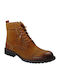 TsimpolisShoes A9832 Men's Leather Military Boots Brown