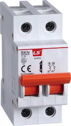 LS Automatic Circuit Breaker 63A Double-pole 06120275R0