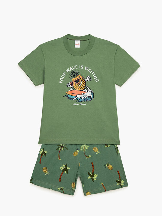 Minerva Kids Pyjamas Summer khaki