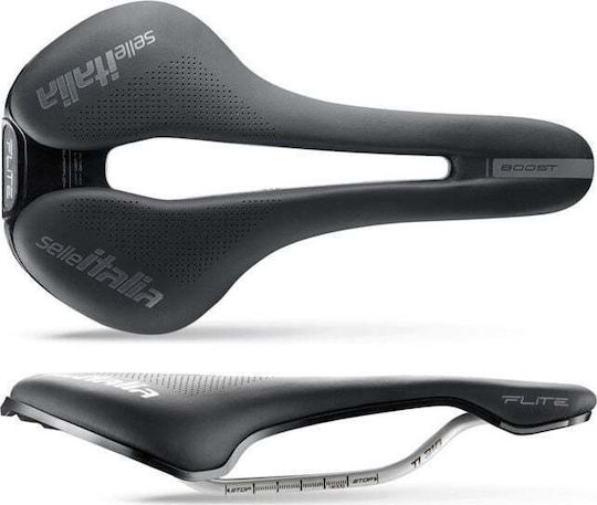Selle Italia Flite Boost Superflow S Σέλα Ποδηλάτου Μαύρη 248 x 135 mm