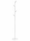 vidaXL Metallic Coat Rack White 29x29x172cm