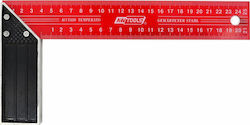 AWTools Regulă De Unghiuri Pentru Tâmplari Din Aluminiu Lungime 25cm