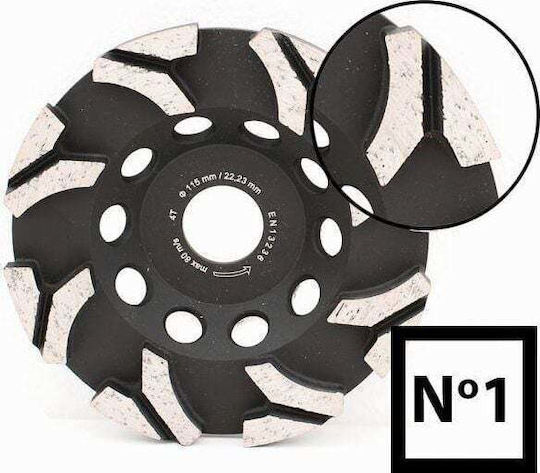 Abraboro Cutting Disc Construction Materials Hole Diameter 125mm 1pcs
