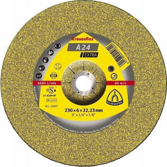 Klingspor A 24 Disc de tăiere Metalic 230mm