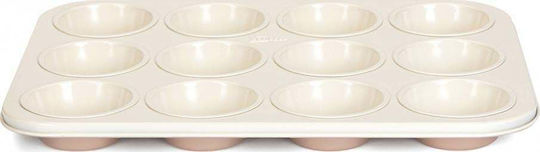 Patisse Cupcakes & Muffins 12 Cups Baking Pan Copper 35x27x3cm