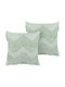 Beliani Възглавница за Диван от 100% Памук Bright Green 45x45см