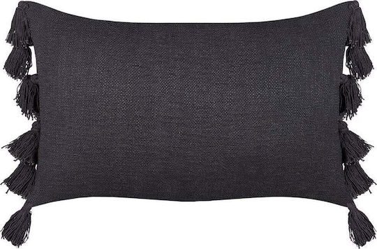 Beliani Sofa Cushion from 100% Cotton Gray 35x55 cm