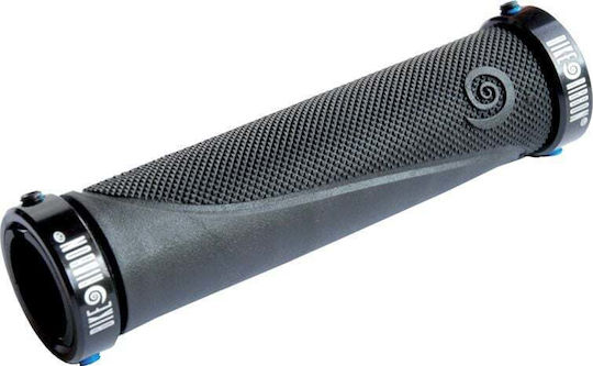 Bike Ribbon BRN-HDGRI0130 Mountain Χειρολαβές Ποδηλάτου σε Μαύρο Χρώμα Lock-on