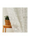 Whitegg Perdea Cu Capse Albă 270x280cm