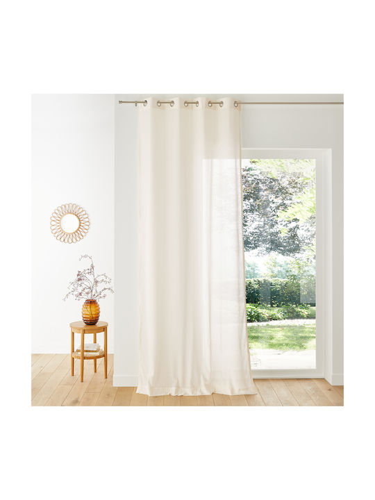 La Redoute Interieurs Perdea cu Capse Bej 350343459_3087_10 135x180buc