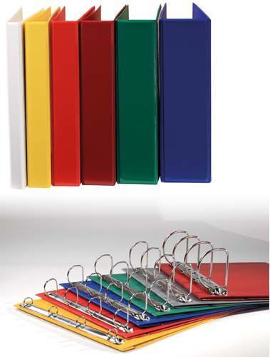 Biurfol Document Folder with 4 Rings for Paper A4 Blue