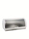 KING Hoff Bread Box with Lid Inox Gray 39.5x28x18.5cm