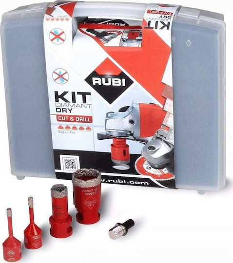 Rubi Diamond Hole Saw Set for Tile 1500gr