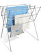 Wenko Folding Floor Clothes Drying Rack Made of Stainless Steel with Hanging Length of 8m