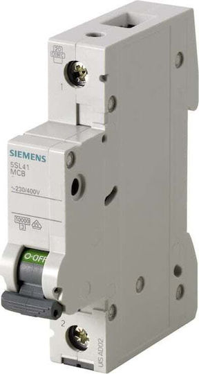 Siemens Automatischer Schutzschalter 10A Einpolig AC 5SL4110-7