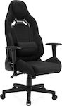 SENSE7 Vanguard Fabric Fabric Gaming Chair with Adjustable Arms Black