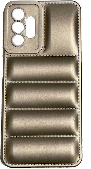 Puffer Umschlag Rückseite Metallisch Gold (Redmi A1+ / A2+)