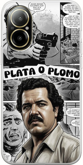 Tv Quotes - Pablo Escobar Задна корица Силикон Многоцветен (Realme C67 )