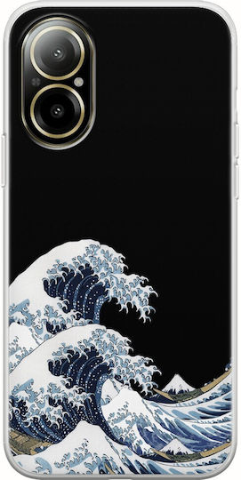 Black Wave Задна корица Силикон Многоцветен (Realme C67 )