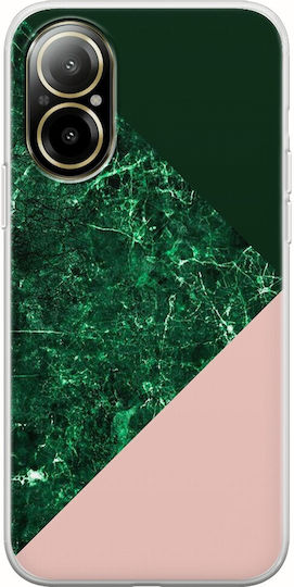 Green Wave Back Cover Silicone Multicolour (Realme C67)