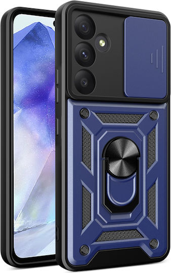 Techsuit Camshield Back Cover Plastic / Silicone Blue (Galaxy A55)