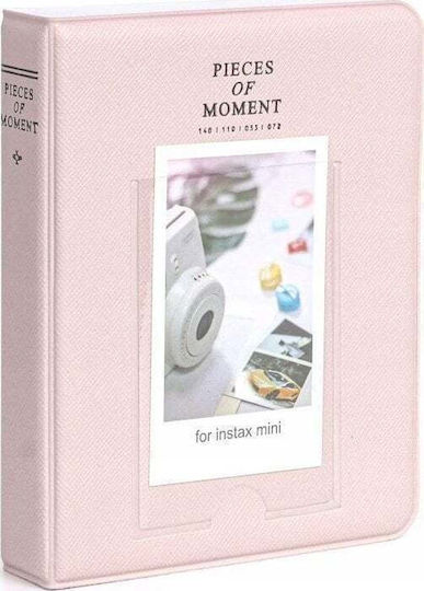 Photo Album Instant Love 64 Pcs Fujifilm Instax Mini 12 11 40 9 8 7s Evo Liplay Link 2 Se Pastel Pink