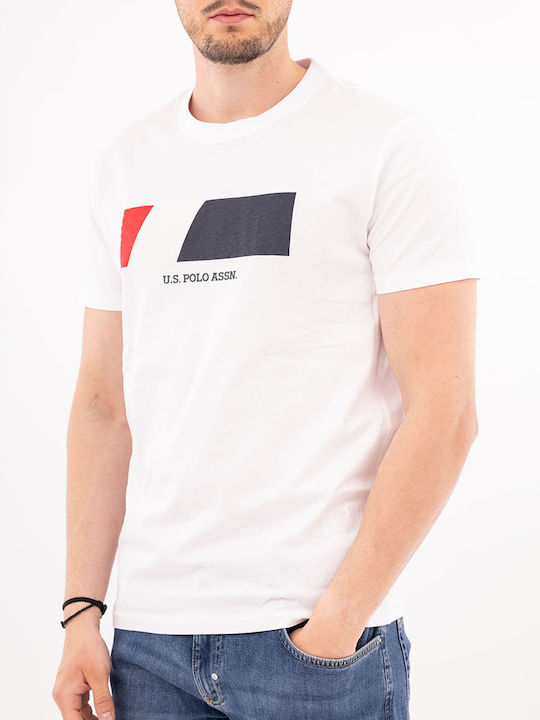 U.S. Polo Assn. Herren T-Shirt Kurzarm White