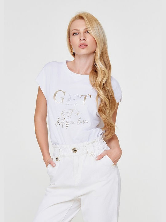 Lynne Women's Blouse Cotton White