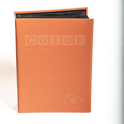 Hoper Fotoalbum für 100 Fotos Orange 15401 18x25cm