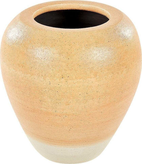 Beliani Glasvase Orange